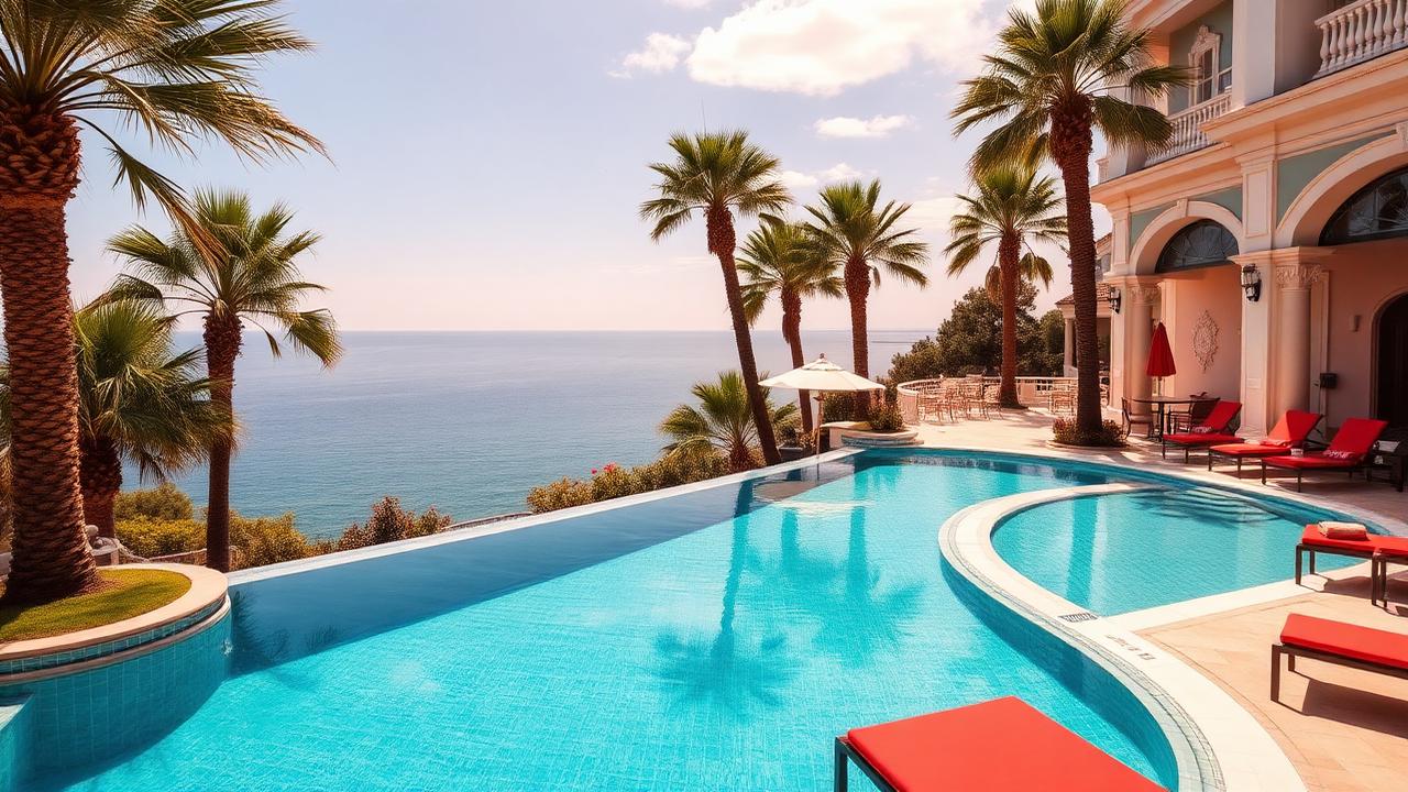Swimming pool in Cannes